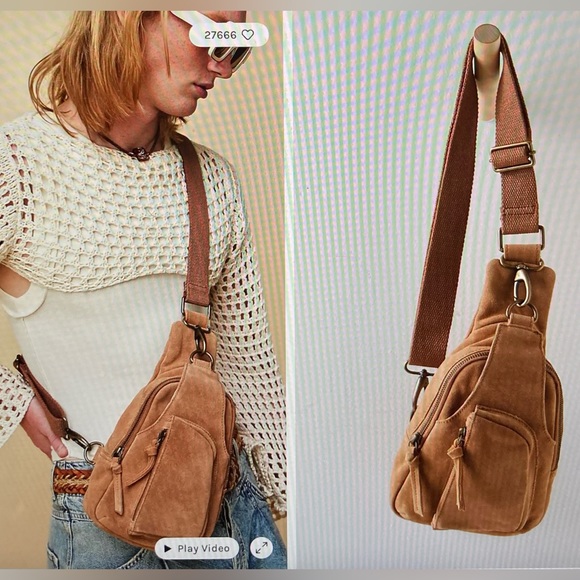 Free People Handbags - Free People Hudson Sling Bag